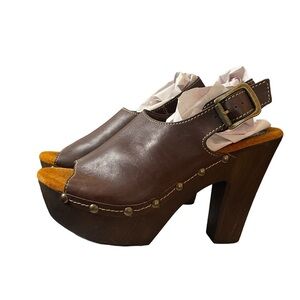 NWOT Sbicca Leather Heels Size 10